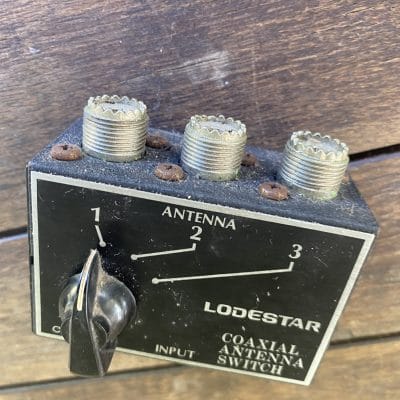Lodestar 3 position Coax Switch